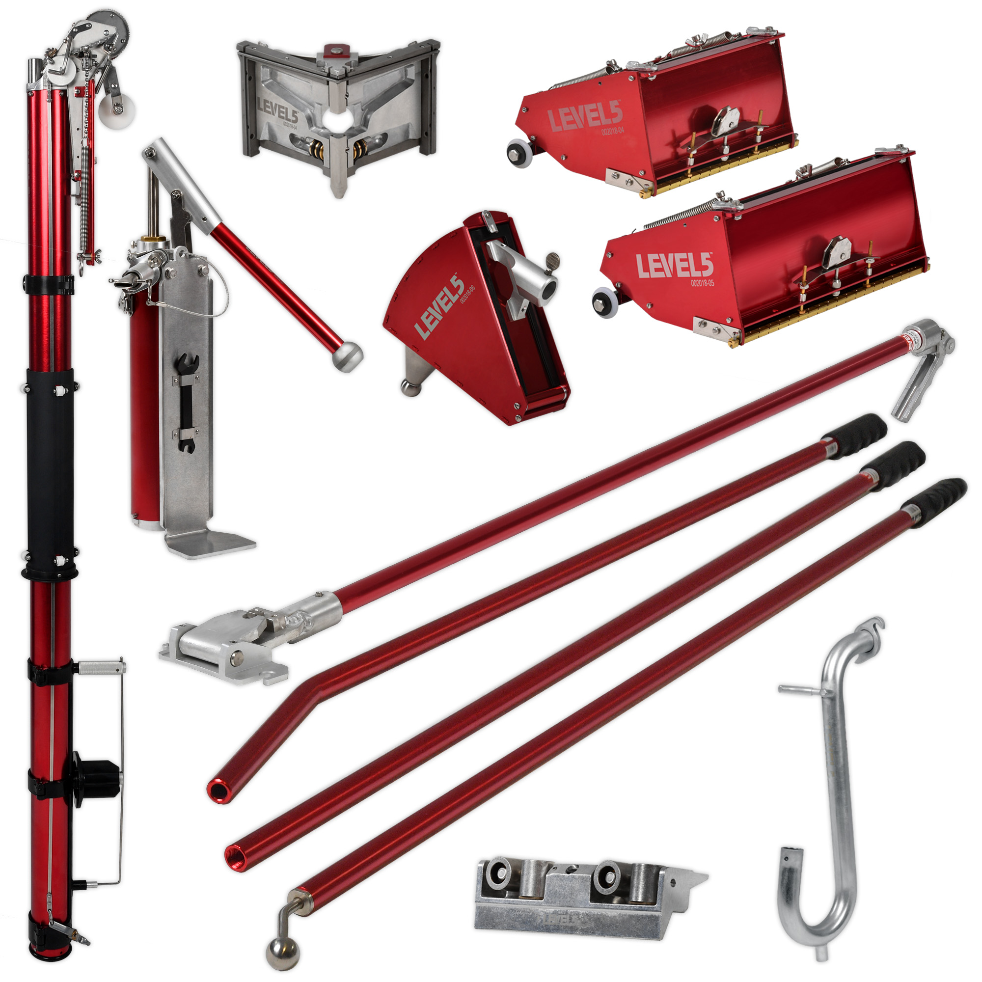 Full Drywall Taping and Finishing Set w/ MEGA Flat Boxes & Standard
