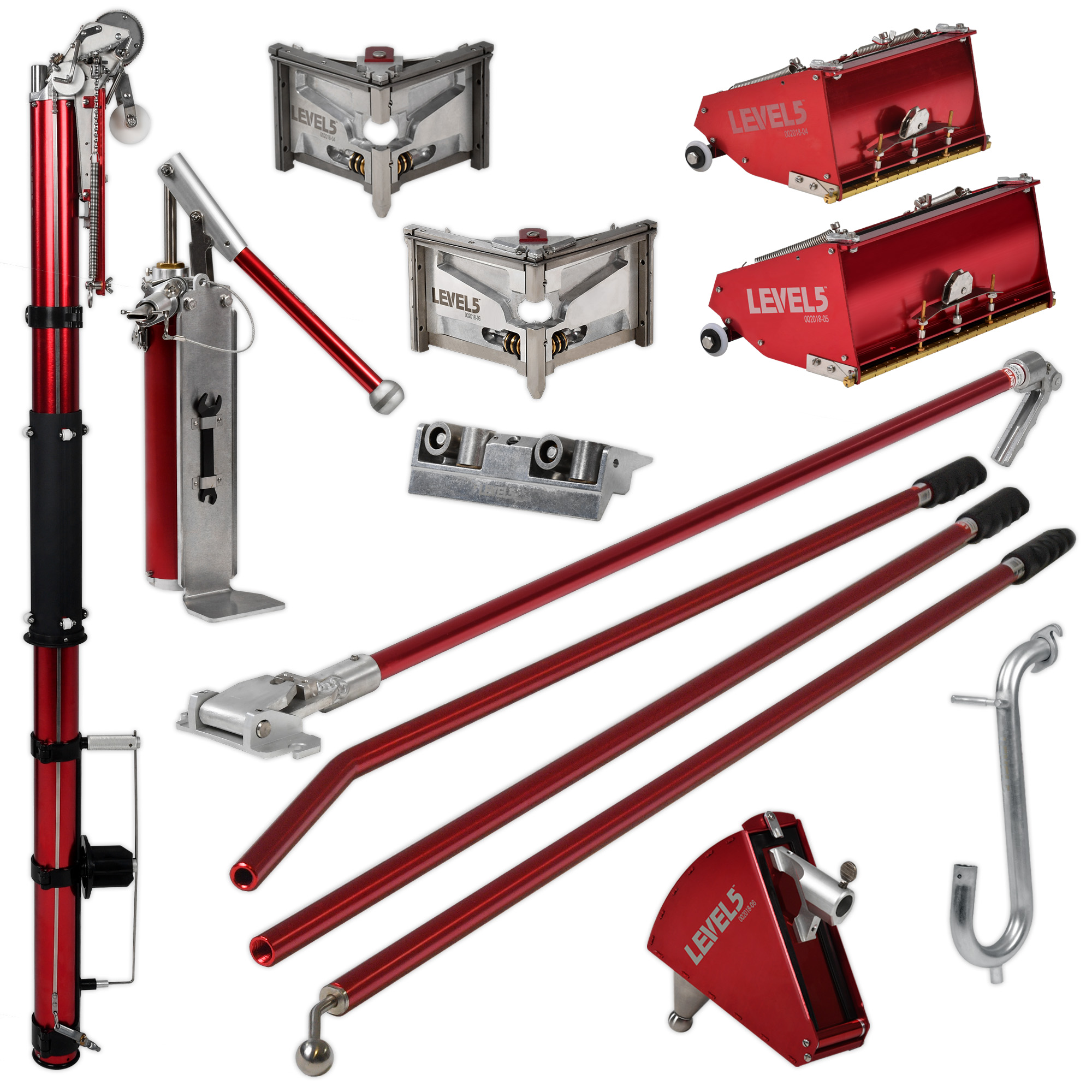 Full Drywall Taping and Finishing Set w/ MEGA Flat Boxes, Standard