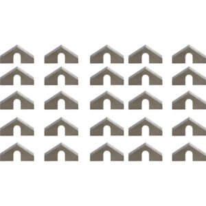25 pack pyramid blades